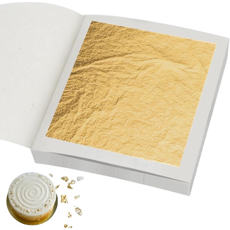 Real 24K Gold Leaf Sheets in 3 - đánh giá và giá Ink Blotter Paper