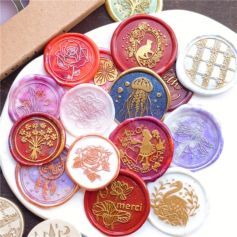 Sứa Sao Biển Bướm Lâu Đài Sao  - đánh giá và giá Wax Seal Stamp Set