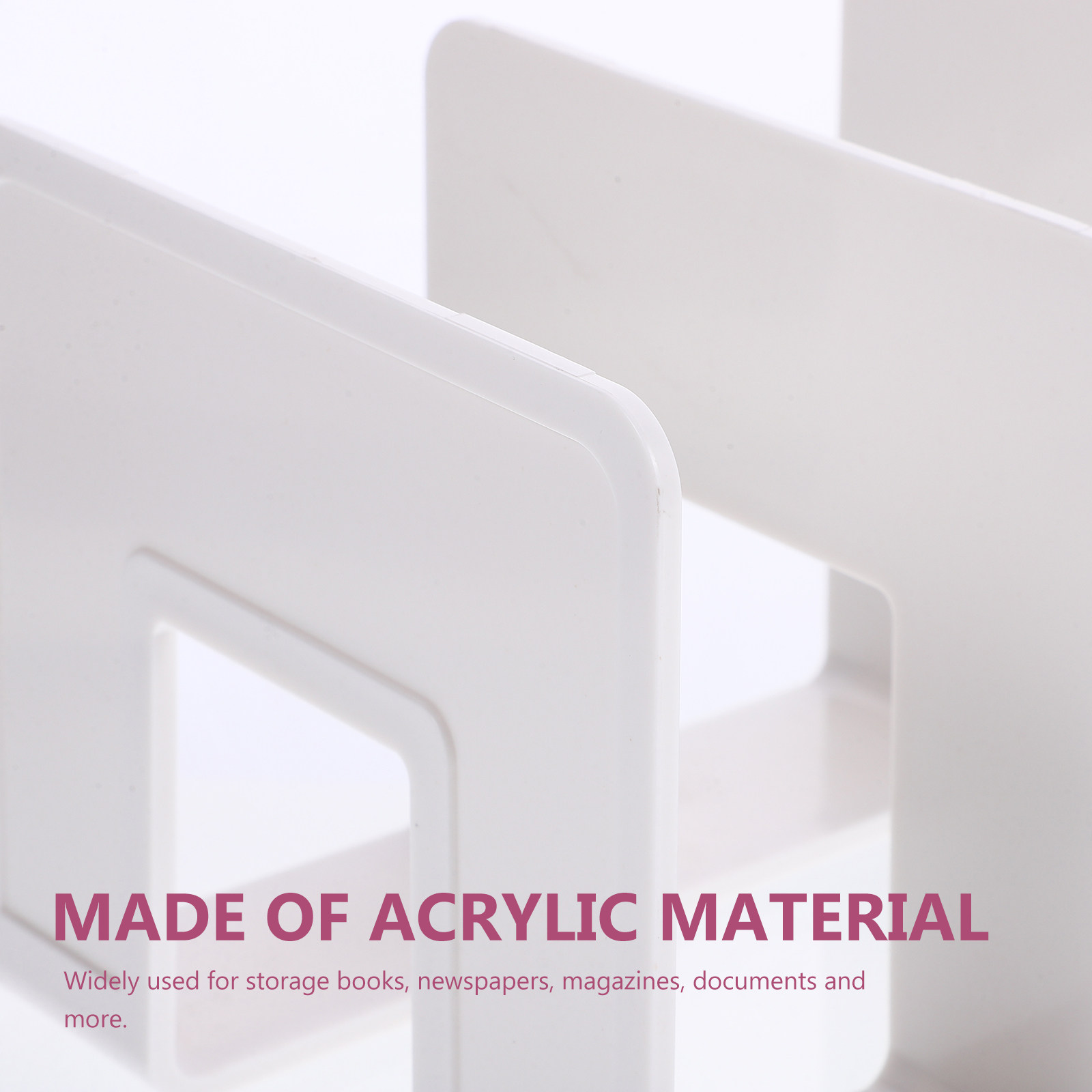 Clear Acrylic Desktop Storage  - đánh giá và giá Magazine Holder Rack